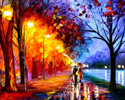 Illustration art painting illustration nc wyeth vintage illustration art history family art artwork art. Autumn Oil Painting Modern Artwork Abstract Afremov Paintings Painting Wallpaper