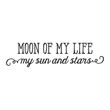 Even if you miss, you'll land among the stars. Moon Of My Life Wall Quotes Decal Wallquotes Com