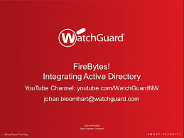 Watchguard Firebytes Integrating Active Directory Https Www Youtube Com Watch V 7mb8ccftqw4 Active Directory Integrity Active