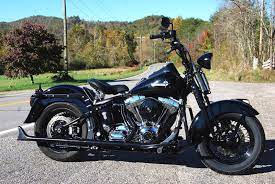 2006 Harley Softail Heritage Springer Classic Custom Black Bobber Old School Harley Softail Softail Softail Springer
