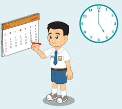 Jarum detik alarm clock : Materi Bahasa Inggris Kelas 7 Semester 1 Kurikulum 2013 Telling Time Days And Months Mediainggris