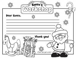 Surfnetkids » coloring » holiday » christmas » santa's master list. Printable Christmas Letter To Santa Claus Write Template Free Kids Coloring Pages Printable