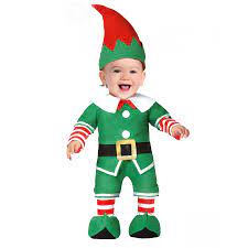 D'après un modèle de marygurumi. Costume De Lutin Du Pere Noel Pour Bebe