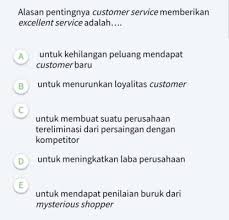 Sop (standar operating procedure) kerja cleaning. Bocoran Soal Skill Academy Kelas Customer Service Program Prakerja