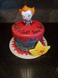 It Pennywise Cake Clown Cake Diy Cake Cake