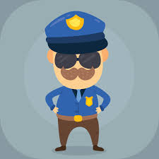 Coloriage policier 2 coloriages metiers de la securite en anglais. Vecteur De Policier De Dessin Anime 242790 Telecharger Vectoriel Gratuit Clipart Graphique Vecteur Dessins Et Pictogramme Gratuit