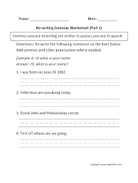 Yesterday i went over some important rules about comma usage, and today you get to put these rules into practice. Englishlinx Com Commas Worksheets