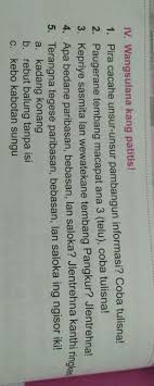 Maybe you would like to learn more about one of these? Tolong Jawab Nomer 1 5 Brainly Co Id