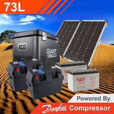 The best way to ensure your fridge will stay cold overnight and your car will start in the morning is with a dual battery system. Giant Power 73l Portable Fridge Kit For Camping With Australia Wide Delivery Camping Fridges Online