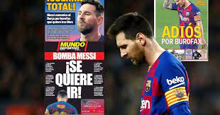 Het contract van messi loopt nog tot. Totale Oorlog In Barcelona Messi S Glas Van Geduld Is Jarenlang Overstroomd Messi Weg Bij Barca Ad Nl