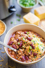 Classic Healthy Crock Pot Turkey Chili Two Healthy Kitchens