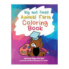 Some tips for printing these coloring pages: Big And Small Animal Farm Coloring Book Coloring Pages For Kids Creativity Preschool Worksheet For Toddler Preschool Prep Word Search Learning For Buy Online In South Africa Takealot Com