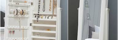 Best choice products full length hanging mirror jewelry armoire cabinet, makeup storage organizer. The 15 Best Full Length Mirror Jewelry Armoires Zen Merchandiser