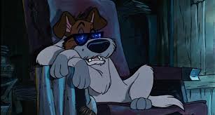 Dodger noticing jenny's (unknown to them) limo car. Top 10 Disney Dogs 3 Dodger From Oliver Company Laughingplace Com