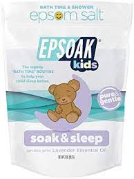 Epsom salt baths are also beneficial for babies and kids with the following problems: Epsoak Kids Soak Sleep Epsom Salt Bath Soak For Kids 2lb Bag Pure Gentle Formula With Lavender Amazon Ae Beauty