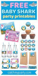 This will also give your children practice. Download These Fun Free Baby Shark Party Printables Now Catch My Party