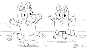 If the 'download' 'print' buttons don't work, reload this page by f5 or command+r. Happy Bluey Coloring Pages Bluey Coloring Pages Coloring Pages For Kids And Adults