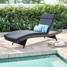 Abbyson outdoor marcelle adjustable wicker chaise lounge with cushion. Sol 72 Outdoor Rebello Reclining Chaise Lounge With Cushion Patio Chaise Lounge Wicker Chaise Lounge Outdoor Chaise Lounge
