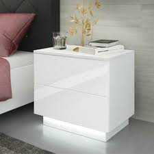 Maybe you would like to learn more about one of these? 2 Drawer High Gloss Led Nightstand Bedside Table Bedroom Living Room Storage Cabinet With Rgb Led Backlight 17 7 X 15 7 X 21 6inch Walmart Canada