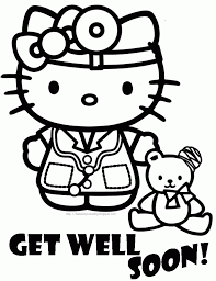 Doodle coloring pages coloring pages. Get Well Soon Coloring Pages For Kids Coloring Home