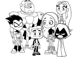 Arrived in 2013 with a new animation style and bigger personalities. Teen Titans Coloring Pages 110 Images Free Printable