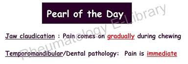 Image result for Jaw Claudication