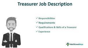 How to use treasurer in a sentence. Treasurer Job Description Role Responsibilities Qualification