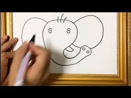 Maybe you would like to learn more about one of these? Simple Lesson How To Draw Animal Elephant Face Using Marker Pen Youtube