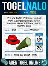 Kode Alam Togel Online Live Draw 4d Togelnalo Ambon 6 Juni 2016 September 4 Juli 28 Juli