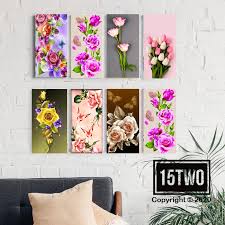 Tidak perlu banyak, cukup lukiskan satu pohon di bagian pinggir. Hiasan Dinding Ruang Tamu Bunga Rose 15x30 Dekorasi Dinding Kamar Pajangan Dinding Ruangan Rumah Dekorasi Rumah Wall Decor Lukisan Dinding Pigura Kayu Lazada Indonesia
