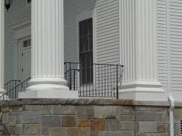 Royalcast™ fiberglass columns are a combination of filler, resin, and fiberglass chop strand. Pre Fabricated Fiberglass Columns By Cheyenne Company