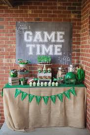Tailgate Football Birthday Party Kara S Party Ideas Football Theme Party Superbowl Party Decorations Football Birthday
