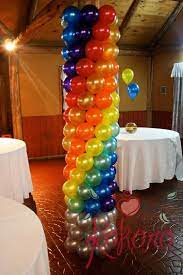 balloon column nice but too hard for me to make it balloon columns balloon decorations balloon pillars