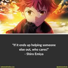 7 Shirou Emiya Quotes That Are So Damn Genuine By Anime Motivation Where Anime Motivation Collide Medium Eine schulfreundin hat ihm frühstück gemacht, er ist zur schule gegangen und lebt sein kleines leben. 7 shirou emiya quotes that are so damn