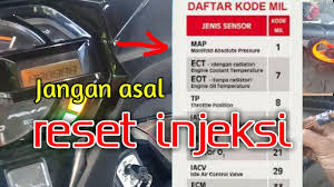 Cara Reset Injeksi Manual Pgm Fi Honda Setting Altitude Youtube