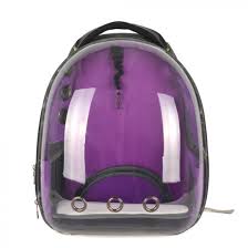 Pet Pretty Astronot Kedi Kopek Sirt Tasima Cantasi Mor