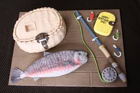 Epingle Par Michael N Angel Mason Sur Cakes And Cupcakes Gateau Theme Peche Gateau Peche Idee Deco Gateau