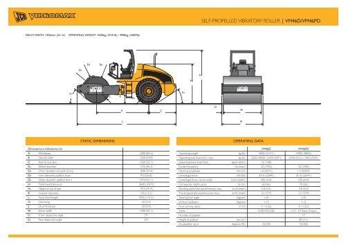 JCB VM46D Smooth Drum Roller