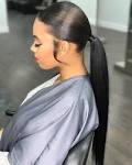 Sleek Ponytail Hair How To - Slicked Back Ponytail Look