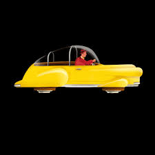 Bubble Car Gif Jack Hudson Car Retro Futurism