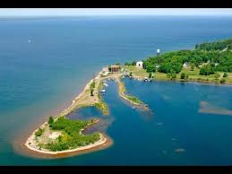 Aerial Footage of Upper Michigan's Historic Pequaming Point