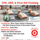 CPR, AED and First Aid Training