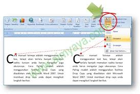 Hal itu tergantung dengan kata selanjutnya yang digunakan. Cara Mudah Membuat Huruf Awal Paragraf Menjadi Lebih Besar Drop Caps Di Microsoft Word