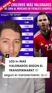 Los jugadores Chilenos mejor valorados según el Transfermarkt, que te  parece? 🇨🇱💸⚽️ #chile #seleccionchilena #transfermarkt #benbrereton  #alexissanchez #arturovidal #viralchile #americademexico ...