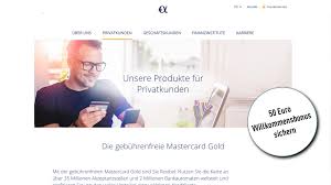 Advanzia bank will send you the credit card to your german address which verifies your address, and you will have to pay your credit. Mastercard Gold Kreditkarte 50 Euro Bonus Bei Advanzia Sichern Computer Bild