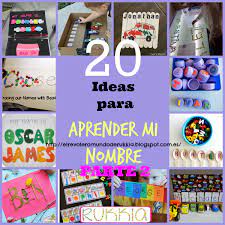 Ideas Aprender Escribir Nombre Actividades De Nombres En El Preescolar Juegos Para Aprender Aprender A Escribir