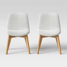 Set Of 2 Dixon Wood Leg Dining Chairs Cream Project 62 Target Find wooden furniture legs from a vast selection of chairs.