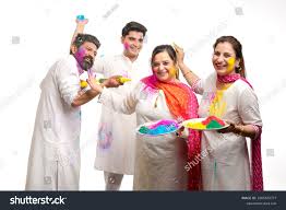 Young Indian People Celebrating Holi Festival Stock Photo 2265872777 |  Shutterstock