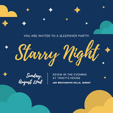Blank slumber party invitation template. 8 Free Printable Sleepover Invitations She Ll Love