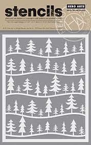 Our furniture stencils are perfect for transforming garage sale furniture finds into beautiful decorative pieces. Hero Arts Sa078 Forest Scene Stencil Card Making Kit Buy Online In Guernsey At Guernsey Desertcart Com Productid 35956323